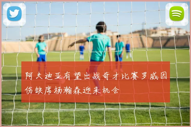 阿夫迪亚有望出战奇才比赛罗威因伤缺席杨瀚森迎来机会